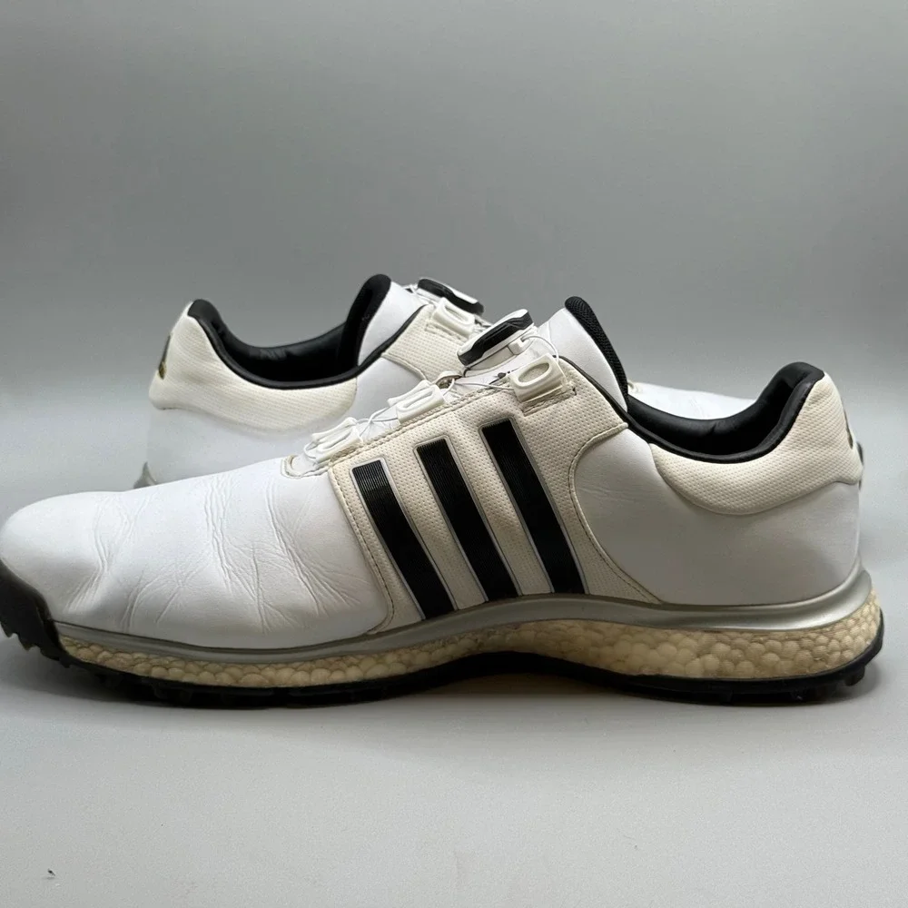 Adidas Tour360 XT-SL BOA Golf Shoes Men's 11.5 Spikeless White Black F34188